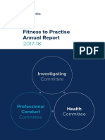 Fitness To Practise Annual Report 2017 2018