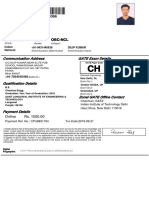 25 Jul 1993 Male Obc-Ncl: Communication Address GATE Exam Details