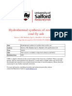 Zeolite From Fly Ash