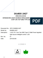 Specification Integrated Light Source Intelligent Control of Chip-On-Top SMD Type Led