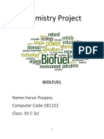 Chemistry Project: Name:Varun Poojary Computer Code:181152 Class: XII C Sci