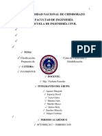 Clasificación, Carta de Plasticidad y Propuesta de Estabilización