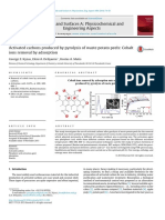 Activated Carbons Produced by Pyrolysis of Waste Potato Peels Cobalt Ions Removal by Adsorption