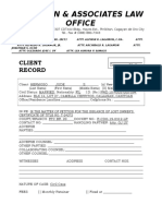 Form 1 - Client Record Edited