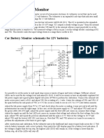 12V Car Battery Monitor