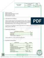 Silcaphos Ficha Tecnica Fertilizante Organico