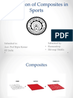 Application of Composites in Sports