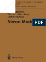 (Ergebnisse Der Mathematik Und Ihrer Grenzgebiete) Bosch, Siegfried, Lütkebohmert, Werner, Raynaud, Michel - Néron Models-Springer Verlag (1990) PDF