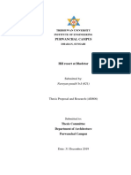 Thesis Proposal Report Format Updated