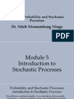 Module 5 Introduction To Stochastic Processes Eec605