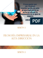 Unidad 1 Filosofía de La Alta Dirección. LAS ORGANIZACIONES Y LA FILOSOFÍA EMPRESARIAL