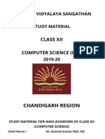 Study Material CS XII For High Achievers PDF