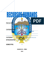 Monografia Recursos Humanos