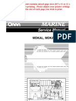 981-0524C Onan MDKAL MDKAA MDKAB Marine Diese Genset Service Manual