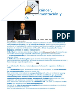 Dr. Alberto Martí, Cáncer, Enfermedades, Alimentación y Homeopatía. ABC Homeopatía