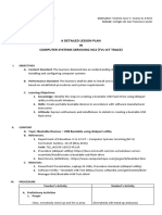 A Detailed Lesson Plan in Computer Systems Servicing NC 2 TVL-ICT