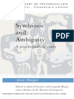 (The New Library of Psychoanalysis) José Bleger, John Churcher, Leopoldo Bleger - Symbiosis and Ambiguity - A Psychoanalytic Study (2012, Routledge) PDF