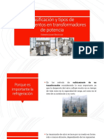 Clasificación y Tipos de Enfriamientos en Transformadores de