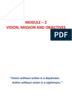 Vision, Mission & Objectives