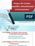 Enjeux Des IFRS. Soutenance Du 12.12.2015. Nezha AGMIR