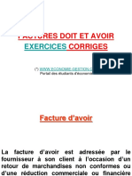 CG Facture Avoir PDF