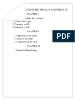 AMARARAJA COMPANY ANALYSISs Comp