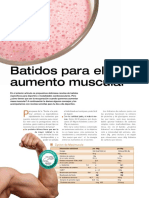 Batidos para El Aumento Muscular