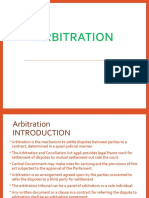 Arbitration