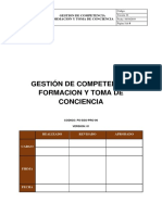 Gestion de Competencia Formacion y Toma de Conciencia