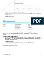 THE IMPACT OF ENVIRONMENT ON HUMAN HEALTH Notes