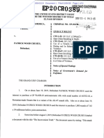 02.06.20 Federal Indictment of Alleged Aug. 3 Shooter Patrick Crusius