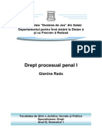 Drept Procesual Penal I