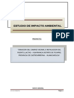 Estudio de Impacto Ambiental Llactas