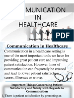 COMMUNICATION in HEALTHCARE.2