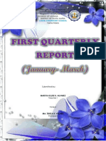 First Quarterly Report