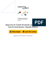 3DYC Improvisa de Verdad El Mtodo Completo para Todos Los Instrumentos Spanish Edition by David Reed B00EUT78OS