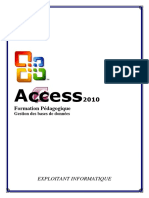 Access2010 Cours Exploitant