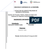 Estructura Reporte Preliminar (Anteproyecto)