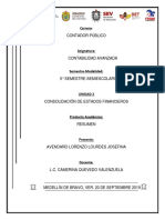 Consolidacion de Estados Financieros