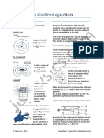 16 Electromagnetism Summary PDF