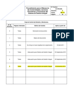 Procedimiento para El Manejo de No Conformidades, Acciones Preventivas y Correctivas Del Sistema de Gestión Integral