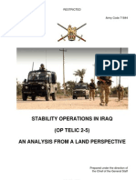 Uk Stbility Operations in Iraq 2006