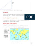 Notes of CH 2 Physical Features of India - Class 9th Geography Study Rankers PDF