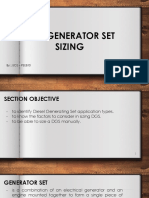 Lecture 4 - Generator Set Sizing