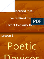 Poetic Devices