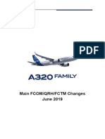 Airbus 320 Family Main FCOM QRH FCTM Changes 