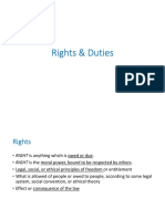 Rights & Duties