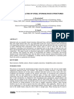 Stability Analysis of Steel Storage Rack Structures