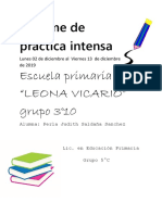 Informe de Práctica Intensiva Segunda Semana Diciembre