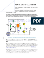 Inversor 12 VDC A 120